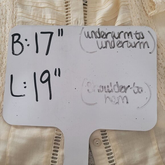 Bila77 Cream Milkmaid‎ Lace Corset Top SZ M - NWT - Picture 7 of 7